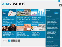 Tablet Screenshot of anavivanco.com